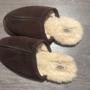 UGG Brown Shearling Slippers